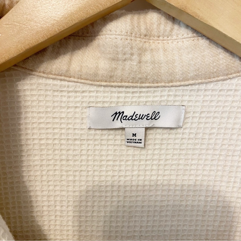 Madewell Women’s Waffleback Branner 100% Cotton Shirt Jacket Size Medium - Picture 9 of 14